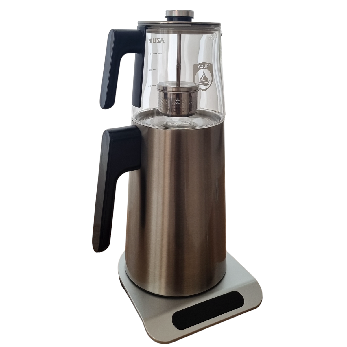 چای ساز روهمی آزور مدل AZ-674TM 1 چای ساز روهمی آزور مدل AZ-674TM