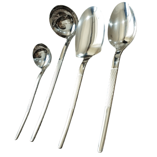 سرویس قاشق چنگال 24 نفره یونیک مدل آجری 6 سرویس قاشق چنگال 24 نفره یونیک مدل آجری