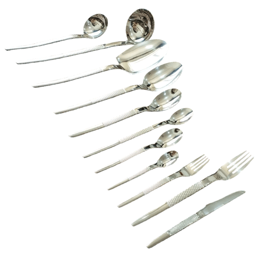 سرویس قاشق چنگال 24 نفره یونیک مدل آجری 2 سرویس قاشق چنگال 24 نفره یونیک مدل آجری