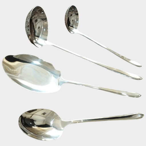 سرویس قاشق چنگال 24 نفره یونیک مدل دونا نقرهای اروپایی 5 سرویس قاشق چنگال 24 نفره یونیک مدل دونا نقرهای اروپایی