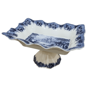 چینی استخوانی آجیل خوری پایه دار طرح آرلونا