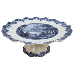 چینی استخوانی شیرینی خوری پایه دار طرح آرلونا