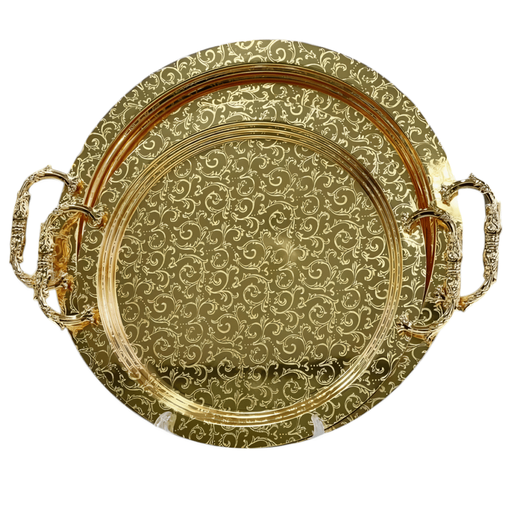 سینی ۲ تیکه پذیرایی زیو هوم مدل ترمه