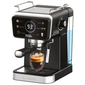 اسپرسوساز نوال مدل COF-3877 با پمپ ایتالیایی ULKA و نمایشگر لمسی XXL