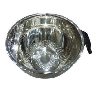 آبکش استیل با روکش و دسته پلاستیکی