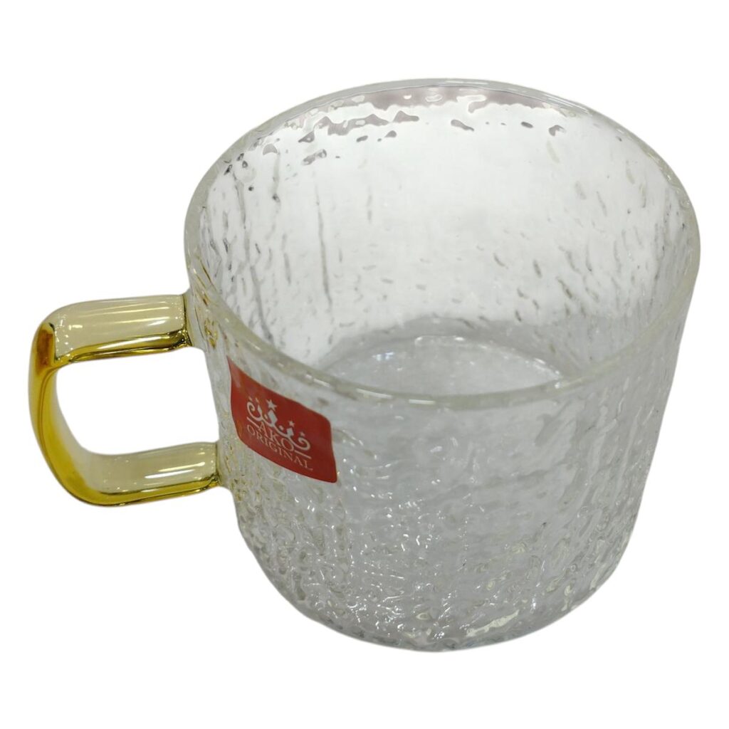 سرویس استکان پیرکس شعله مستقیم مدل یخی 6 عددی