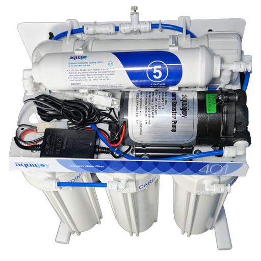 دستگاه تصفیه آب آکواجوی مدل 401 با مخزن 10 لیتری 4 دستگاه تصفیه آب آکواجوی مدل 401 با مخزن 10 لیتری